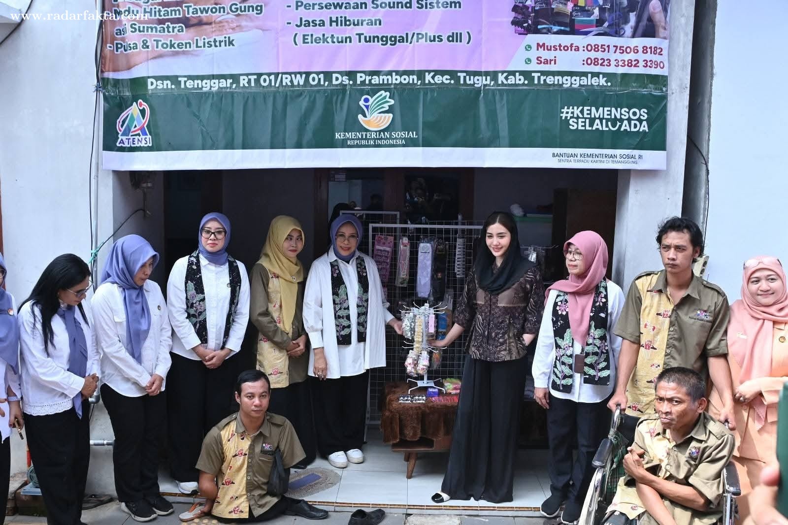 Fatma Syaifullah Yusuf Kunjungi Kampung Inklusi Naema Trenggalek