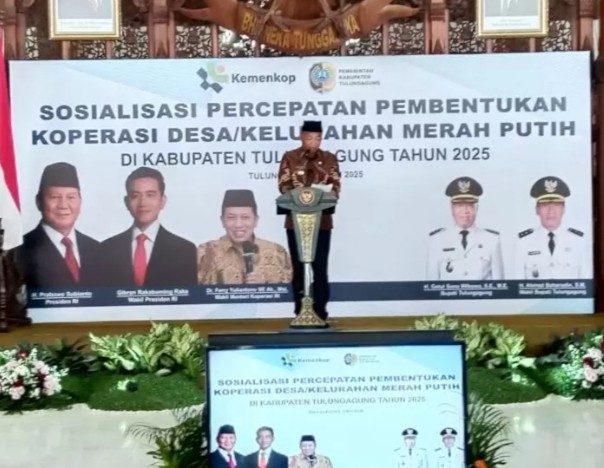 Bupati Tulungagung Genjot Pembentukan Koperasi Merah Putih, Targetkan 271 Unit di Tahun 2025